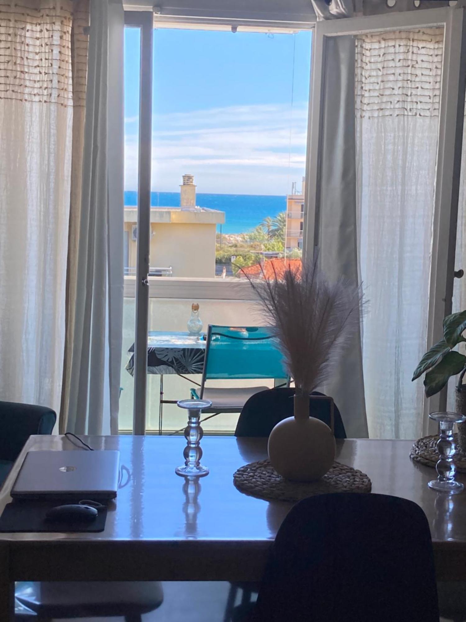 Appartement Vue Mer Acces Plage Antibes Exterior foto